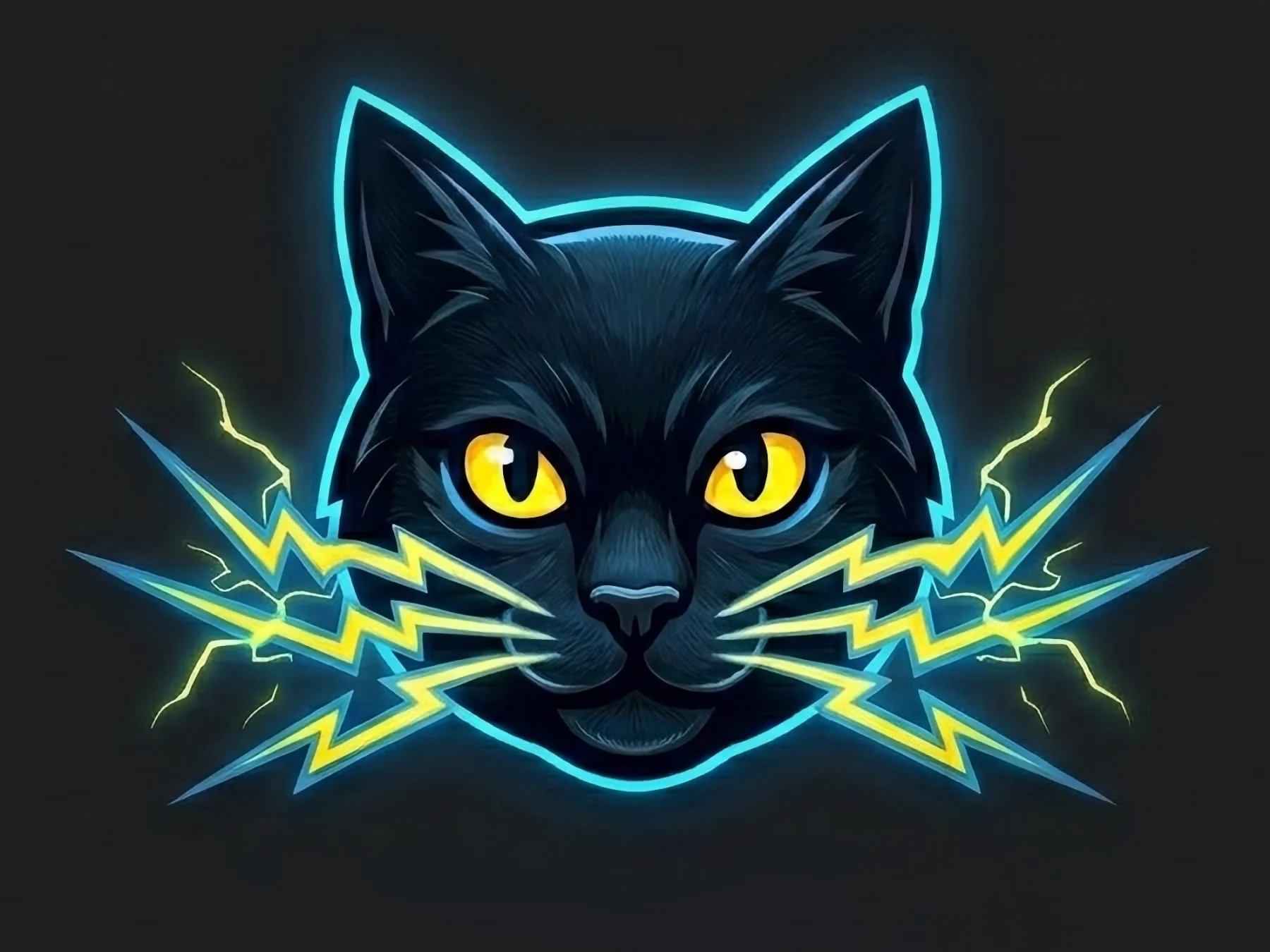 Black Cat Electric Logo